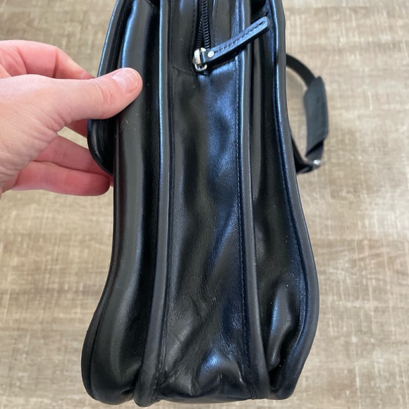 Vintage Coach Portfolio Thompson Briefcase Attache Black Leather Style F06455 | - Picture 11 of 15